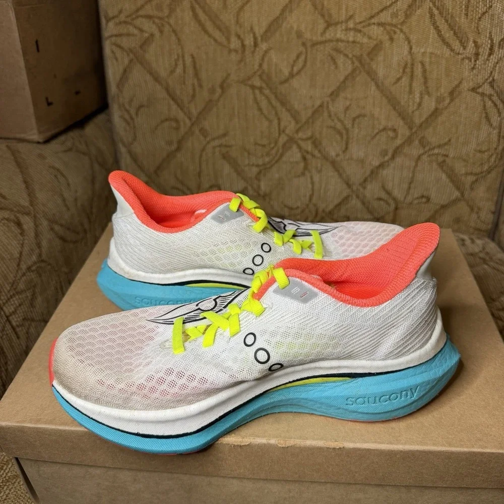 Saucony Endorphin Speed 5 Running Shoes Women's US 7.5 White/Mutant S11007-97